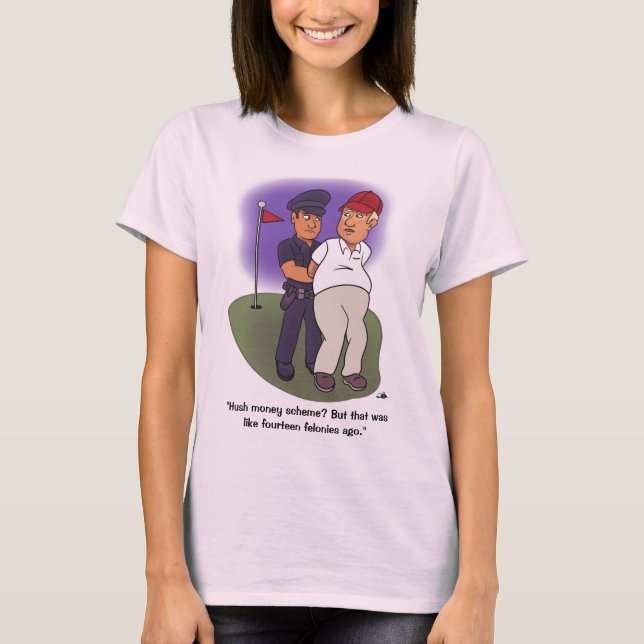 Trump se burla de la camiseta blanca de las mujere (Anverso)