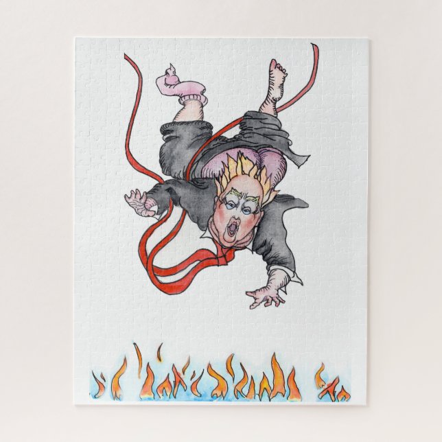 Trump se hunde en el feroz rompecabezas del foso (Vertical)