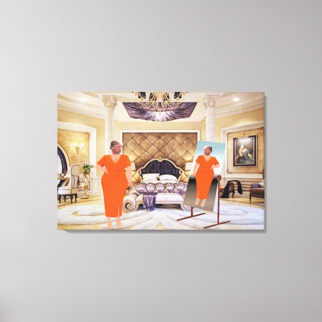 Trump Se Vestirá Para Renunciar Al Arte De Lienzo (Anverso)