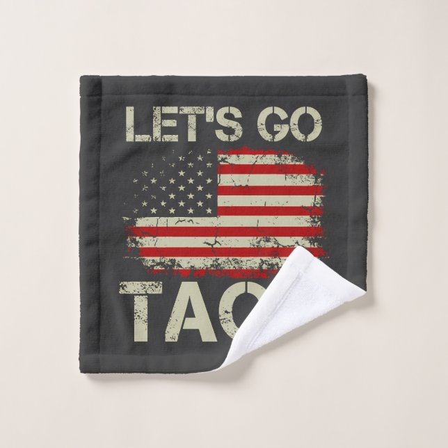Trump Siempre se Rajó Vámonos Taco (Toallita)