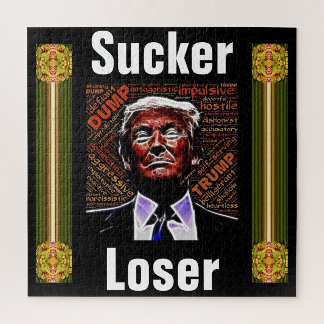 Trump Sucker/Loser rompecabezas (Vertical)