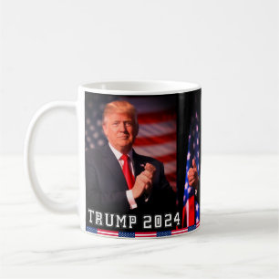 Trump taza de café triunfal en 2024