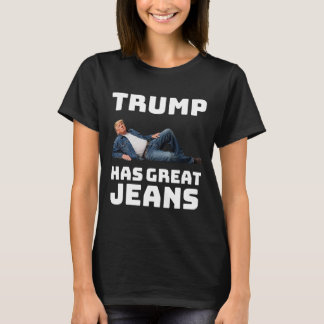 Trump Tiene Grandes Jeans Camiseta Gráfica Diverti