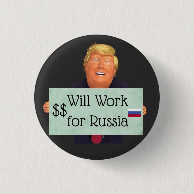 Trump trabajará para el botón de Rusia (Anverso)