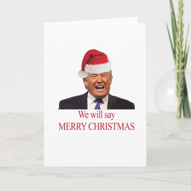 Trump: Vamos a decir Feliz Navidad (Anverso)