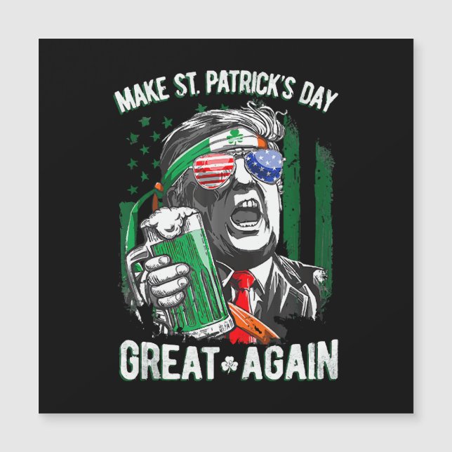 Trump vuelve a ser gracioso el día de San Patricio (Anverso)