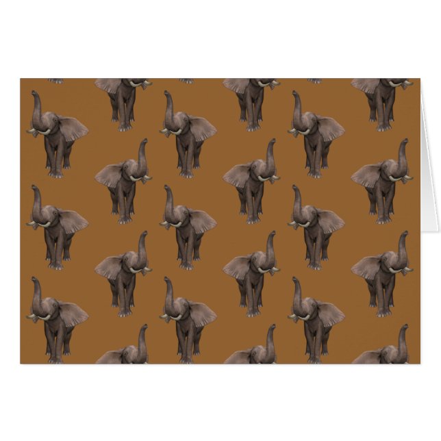 Trumpeando al elefante (Anverso (Horizontal))