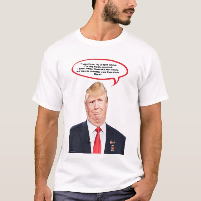 Trumped encima de la camiseta impresa (Anverso)