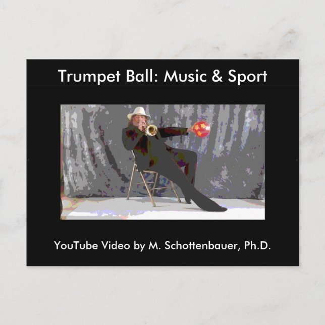 Trumpet Ball: Postal musical y deportiva 7 (Anverso)