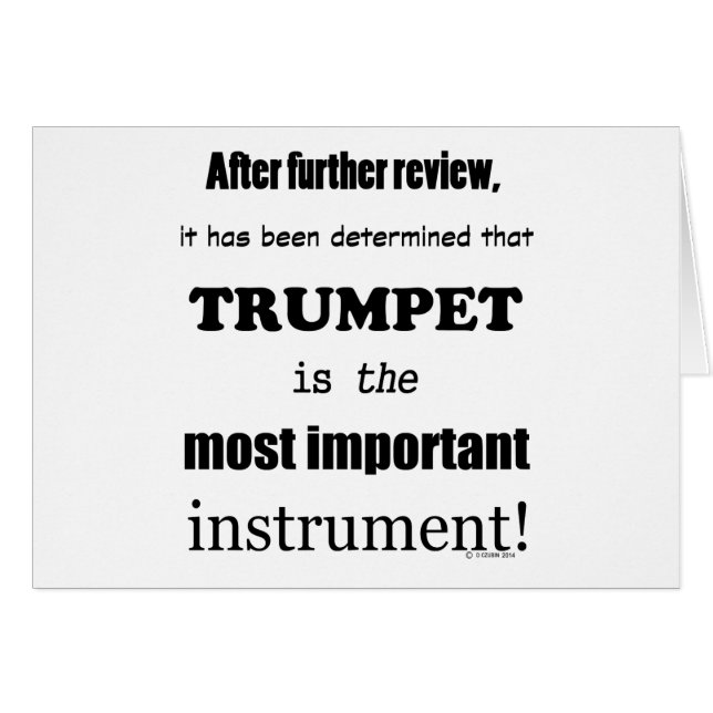 Trumpet más importante instrumento (Anverso (Horizontal))