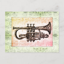 Trumpet Y Notas De Música