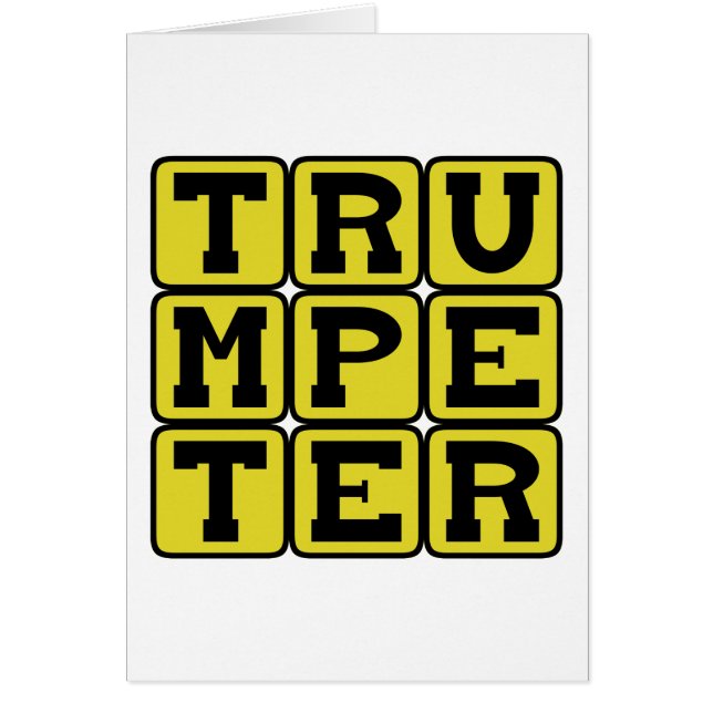 Trumpeter, músico de instrumentos de bronce (Frente)