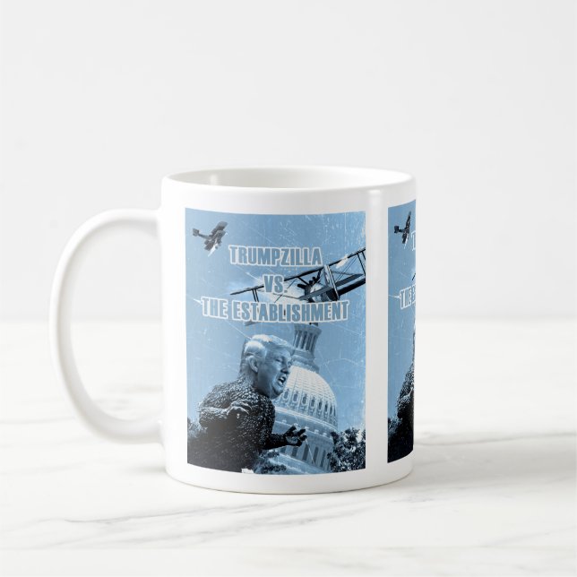 Trumpzilla contra. La taza del establecimiento (Izquierda)