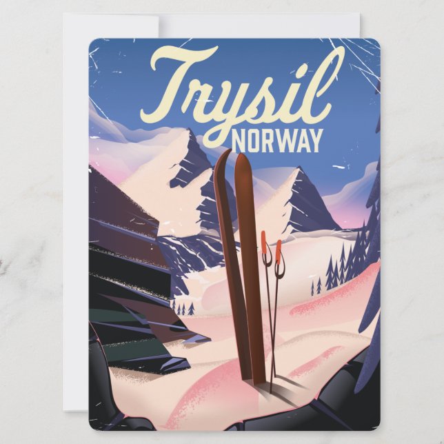 Trysil Noruega esquí (Anverso)