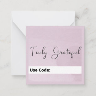 TS - Tarjeta de agradecimiento