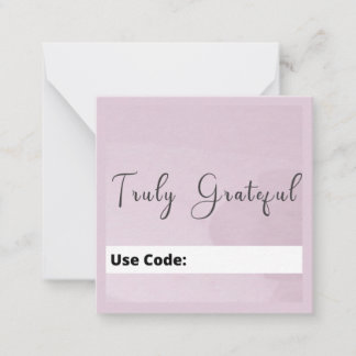 TS - Tarjeta de agradecimiento