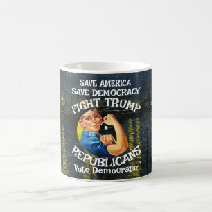 TSA DOJ FV TAZA DE CAFÉ VD STD TRUMP TRUMPS REPÚBL