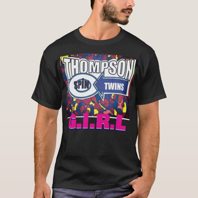 TST. G. I.R. L Camiseta básica oscura (Anverso)
