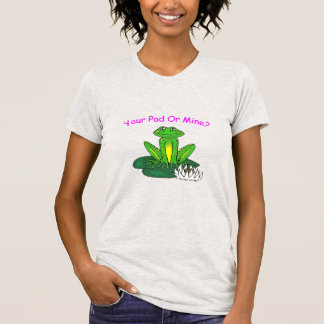 ¿Tu Almohadilla o la Mía? Camiseta Manga Corta Gri