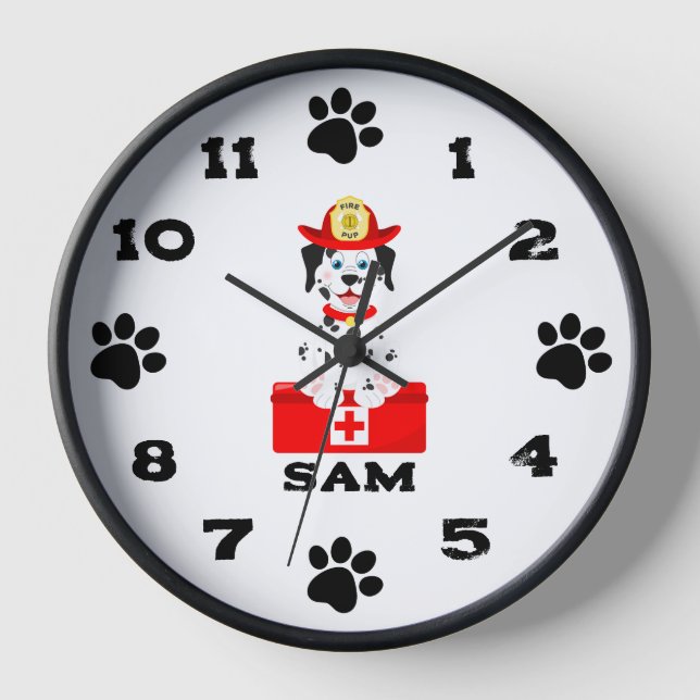 Tu amigo, reloj de marco de madera negra con bombe (Anverso)