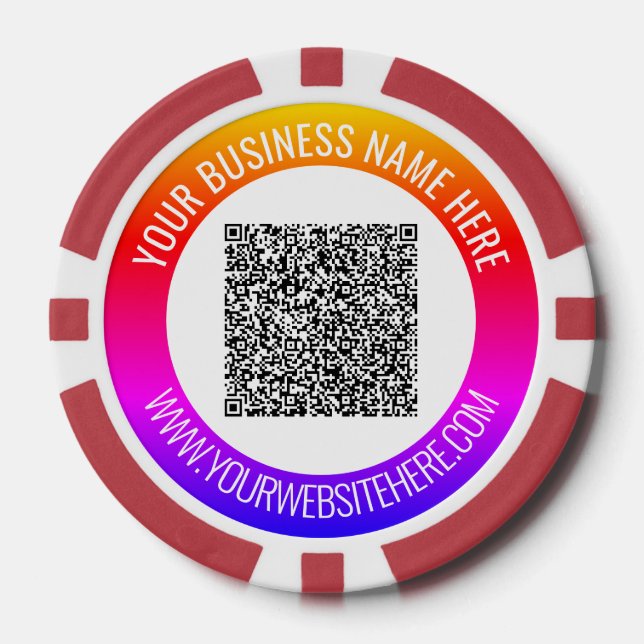 Tu análisis de código QR y tus fichas de póquer de (Anverso)