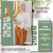Tu año de fotos 1955 70ª invitación de cumpleaños