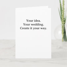 Tu boda. Tus tarjetas