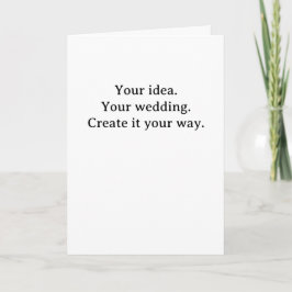 Tu boda. Tus tarjetas