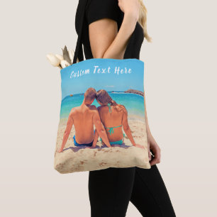 Tu bolsa de fotos favorita con texto Personalizado
