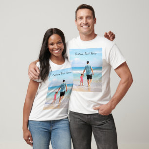 Tu camiseta de fotos favoritas con texto Personali