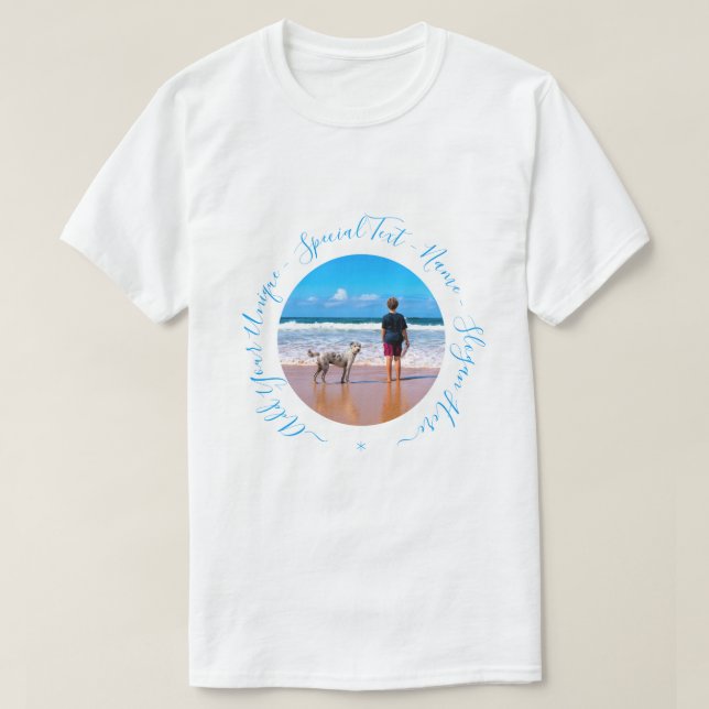 Tu camiseta de texto fotográfico con texto Persona (Diseño del anverso)