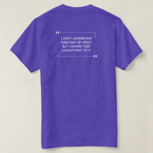 Tu camiseta morada loca