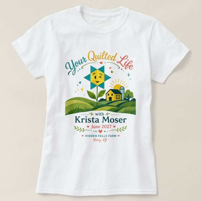 Tu camiseta Quilted Life (Diseño del anverso)