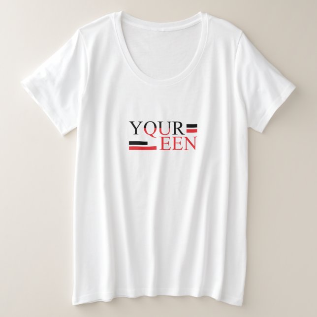 tu camiseta reina (Anverso del diseño)