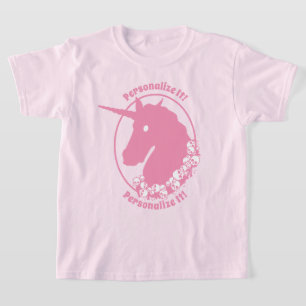 TU Camiseta Rosa Zombie Unicornio