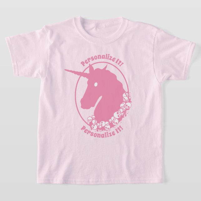 TU Camiseta Rosa Zombie Unicornio (Distribución)
