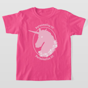 TU Camiseta Rosa Zombie Unicornio