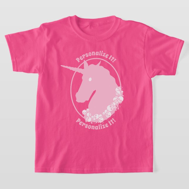 TU Camiseta Rosa Zombie Unicornio (Distribución)