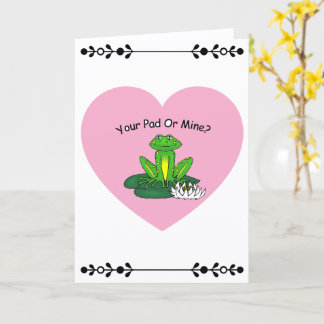 ¿Tu casa o la mía? Tarjeta del Día de San Valentín