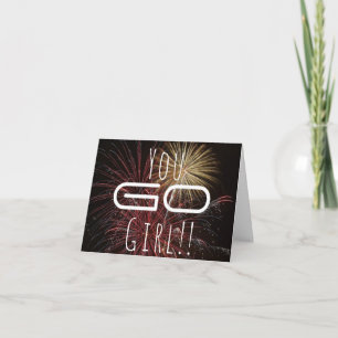 ¡Tu Chica de Go! Tarjeta de felicitación de Firewo