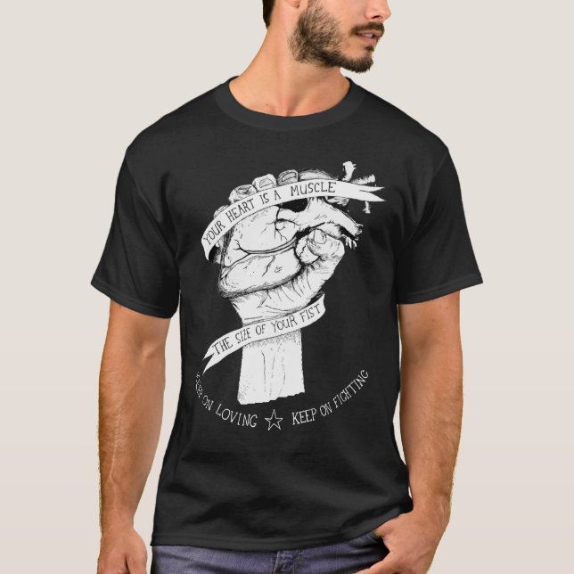 Tu Corazón Es Una Camiseta Clásica Muscular Revers (Anverso)