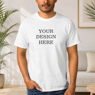 Tu Diseño Aquí Plantilla de Camiseta Divertida Per