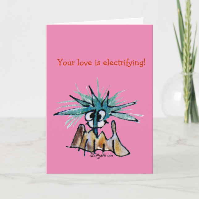 Tu eres amor es tarjeta de vacaciones que electrif (Anverso)