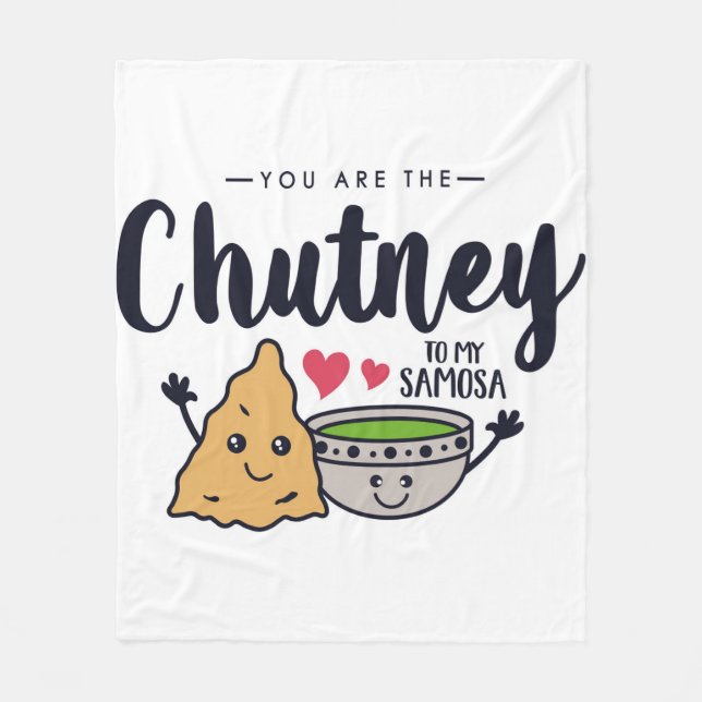 Tú Eres El Chutney De Mi Manta De Fleece Samosa (Anverso)