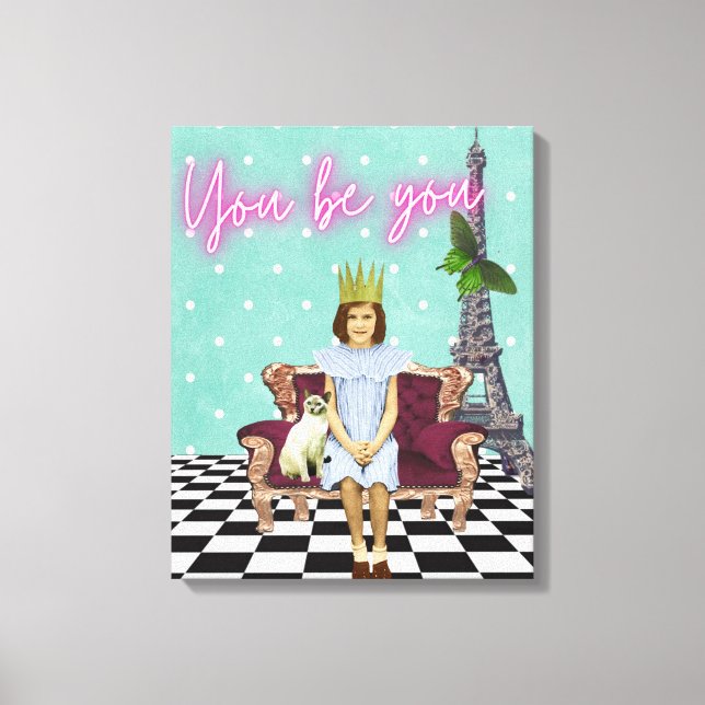 Tú eres tú fortaleciendo el arte pop Chica (Anverso)