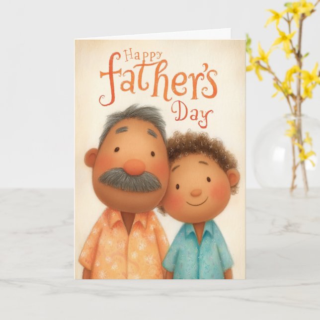 Tú Formaste Mi Vida Tarjeta del Día del Padre (flor amarilla)