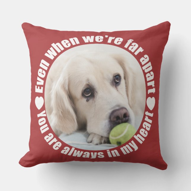 TU FOTO Far Apart Amor lanzar almohadas (Anverso)