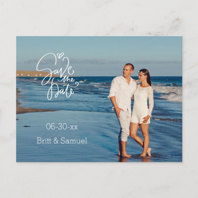 Tu foto guarda la tarjeta postal del anuncio de fe (Anverso)