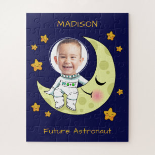 TU FOTO nombre personalizado Rompecabezas de astro