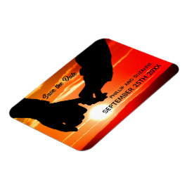 Tu Foto Romántica Personalizada Imán de Aviso de F